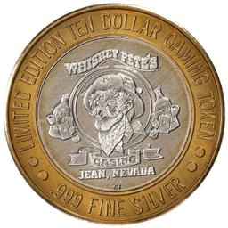 .999 Silver Whiskey Pete's Casino Jean, Nevada $10 Limited Edition Gaming Token