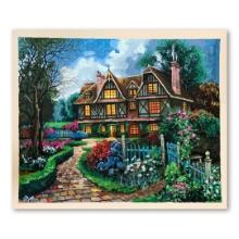 Anatoly Metlan "Country Cottage" Limited Edition Serigraph on Paper