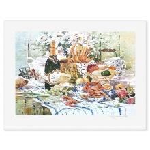 Marilyn Simandle "Late Brunch" Limited Edition Serigraph on Paper