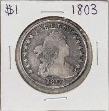 1803 $1 Draped Bust Silver Dollar Coin