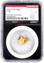 3.53 Gram Arizona Gold Nugget NGC Vaultbox Unvaulted