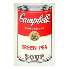 Andy Warhol "Soup Can 1150 (Green Pea)" Serigraph Print On Paper