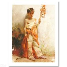 Pino (1939-2010) "The Young Peddler" Limited Edition Giclee On Paper