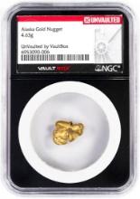 4.63 Gram Alaska Gold Nugget NGC Vaultbox Unvaulted