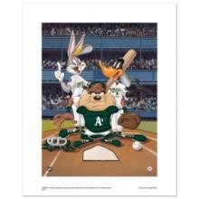 Looney Tunes "At the Plate (Athletics)" Limited Edition Giclee on Paper