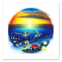 Wyland "Sea Turtle Reef" Limited Edition Giclee On Canvas
