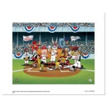 Looney Tunes "Line Up At The Plate (Cardinals)" Limited Edition Giclee on Paper
