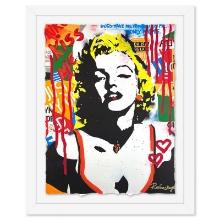 Rovenskaya "The Shadow of Marilyn" Original Mixed Media on Paper