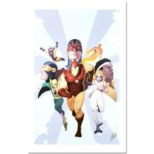 Stan Lee "Iron Age: Omega #1" Limited Edition Giclee on Canvas