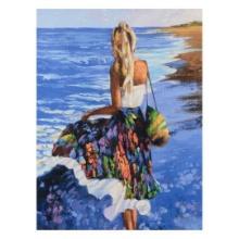 Howard Behrens (1933-2014) "My Beloved, By The Sea" Limited Edition Giclee on Canvas