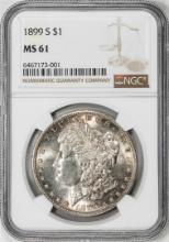 1899-S $1 Morgan Silver Dollar Coin NGC MS61