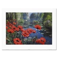 Peter Ellenshaw "Springtime - Red Poppies" Limited Edition Lithograph On Paper