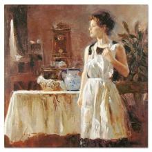 Pino (1939-2010) "Sunday Chores" Limited Edition Giclee On Canvas