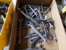 Box w/Large Qty of Smaller Wrenches (9)