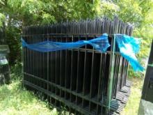 New 10' Wrought Iron Fence Panels, (48) Pcs. Including Posts and Hardware,