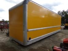 Yellow, 26' Truck Box, w/Roll-Up Rear Door, In Excellent Condition