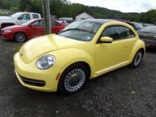 2014 Volkswage Beetle, Leather, Sunroof (Panoramac), Yellow, 117,371 Miles,