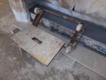 Wooden, Step Stool And A Heay, Steel, 4-Wheel Dolly (Production Shop)