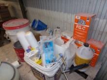 Group Of Chemicals, Paint Supplies, Hardware, Etc (Front Garage)