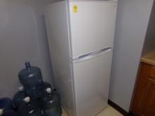 Haier Small Refrigerator With Top Freezer, Works Good, Like New (Break Room