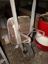 Older Wheelbarrow (TIRE NEEDS AIR) Good Shape (Pole Barn)