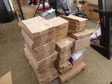 Pallet With Huge Quantity of Small Shipping Boxes and Envelopes