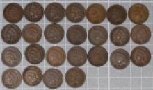 (25) 1880's Indian cents
