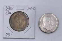1925 Lexington-Concord & 1926 Sesquicentennial Classic Commemorative half dollar coins (2 pieces