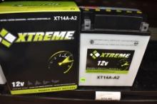 XTREME 12V POWER SPORT BATTERY, MODEL XT14A-A2