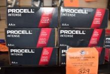 (6) 24 COUNT BOXES OF PROCELL INTENSE AA SIZE BATTERIES