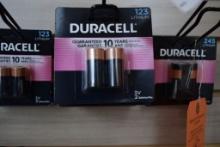 (12) PACKAGES OF ASSORTED DURACELL BATTERIES