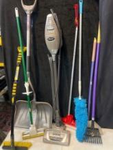 Shark vacuum, dog poop scoop, cleaning tools, snow shovel