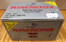 Winchester 12 gauge 2 3/4 slug hollow point 15 shells