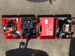 (2) Hilti Leveling Lasers w/Cases,