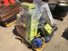 Pallet of Misc Items, Including Air Compressor,