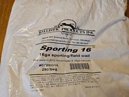 Sporting 16 Gauge sporting/field wad #072SG16 (Ballistic Products) (Not Complete)