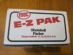 MEC E-Z Pak Shotshell Packer New in Box Gauges: 12, 16, 20, 28, & 411