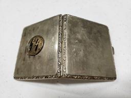 Nazi Germany Cigarette Case w/ SS Emblem