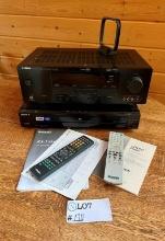 Sony CD DVD Player, Yamaha Receiver and Remotes