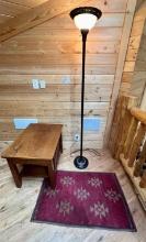Tall Floor Lamp, Mission style Side Table