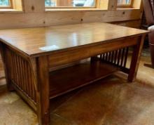 Mission Style Wood Dining Table