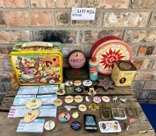 Flintstones Lunch Box, Craven Mixture Tin