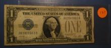 1928-A $1.00 SILVER CERTIFICATE NOTE VG/FINE