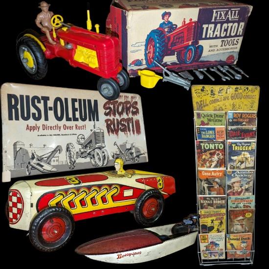 Signs, Advertising & Vintage Toys Auction