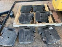 FRONT WEIGHTS TO FIT TRACTORS, 100LBS EACH QTY (7)