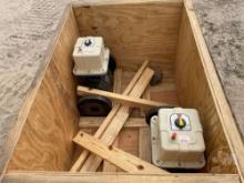 CRATE OF 4 IN. 600 LB CYCLONIC VALVES