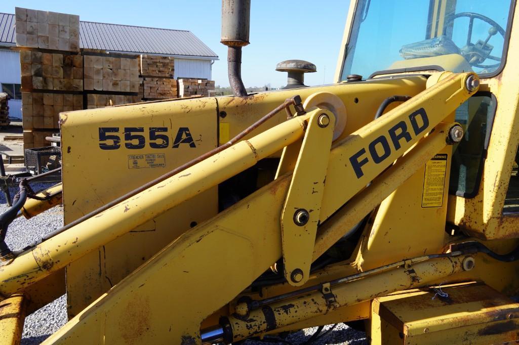 1980 Ford 555A XL Backhoe Loader