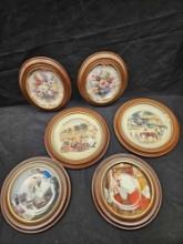 Bradford Exchange, Currier and Ives, Norman Rockwell Collectible Plates