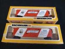 (2) Bachmann 51' Bicentennial Boxcars Benjamin Franklin