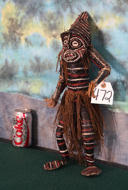 African Antique Witch Doctor Doll